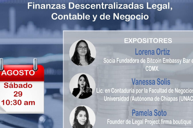 Finanzas Descentralizada Legal, Contable y de Negocio